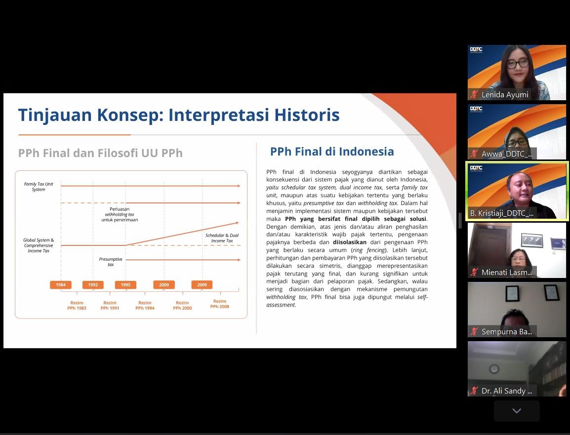 PPh Final Tidak Ideal Diterapkan Jangka Panjang, Ini Alasannya