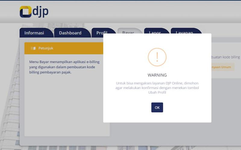 Login DJP Online, Diminta Update Nomor HP & Email? Ini Kata Otoritas