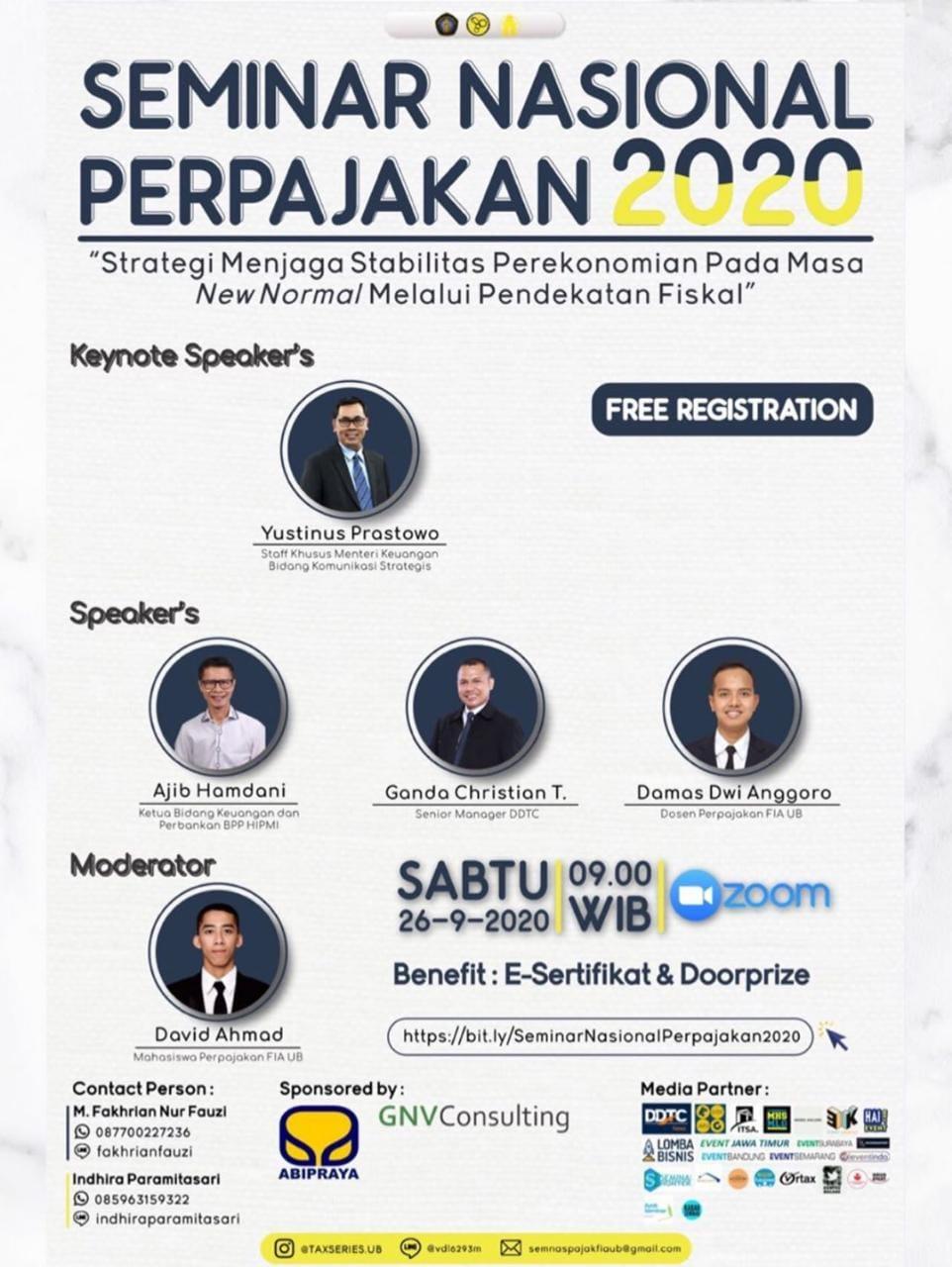 Ada Seminar Pajak Gratis dengan Doorprize, Tertarik?