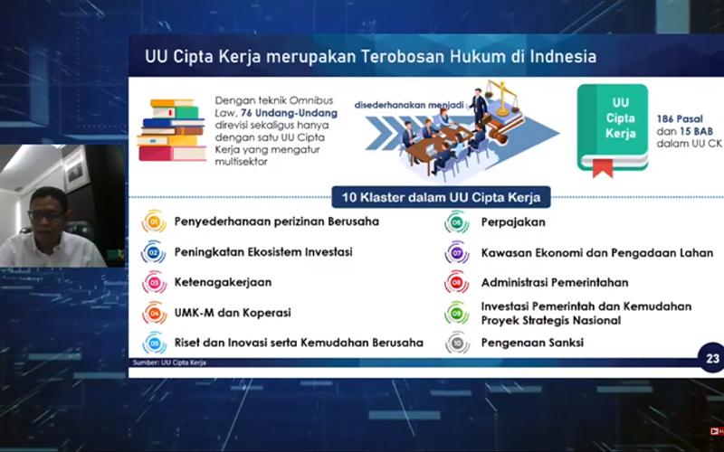 Pacu Investasi, BKPM Sebut UU Cipta Kerja Mampu Turunkan ICOR 