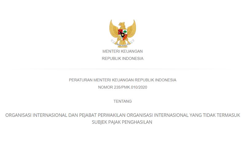 PMK Baru Soal Organisasi Internasional yang Tidak Termasuk Subjek PPh