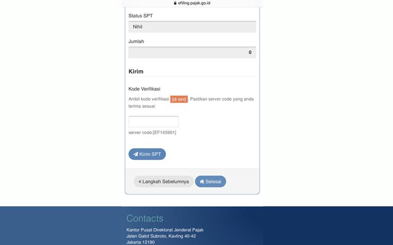 Lapor SPT, Kode Verifikasi Tak Masuk ke Email? Coba Langkah Ini