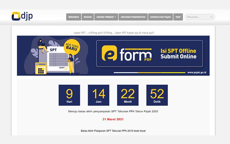 Deadline 9 Hari Lagi! Anda Sudah Lapor Lewat e-Filing DJP Online?