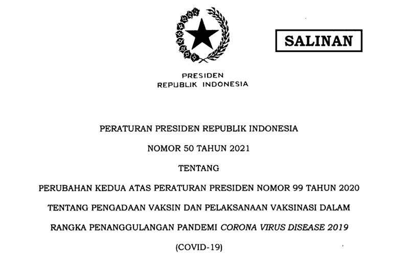 Soal Pengadaan Vaksin oleh Badan Usaha, Jokowi Terbitkan Perpres Baru