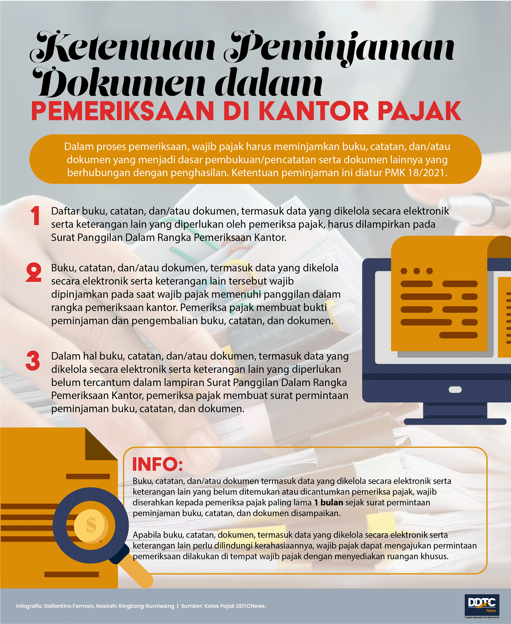 Begini Ketentuan Peminjaman Dokumen saat Pemeriksaan di Kantor Pajak