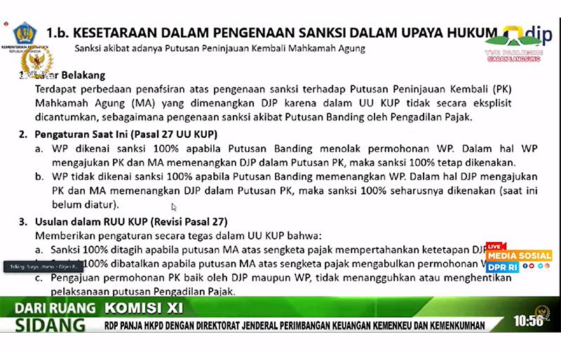 Soal Ketentuan Sanksi Akibat Putusan MA, Ini Kata Dirjen Pajak