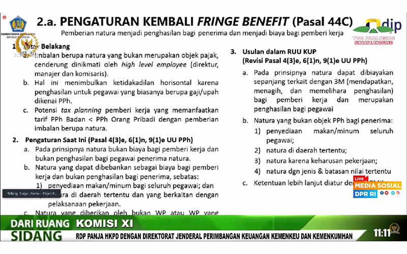 Bakal Tetap Ada Jenis Natura Bukan Objek PPh bagi Penerimanya