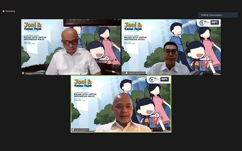 Peluncuran Buku Komik DDTC, ‘Membumikan’ Bahasan Soal Pajak