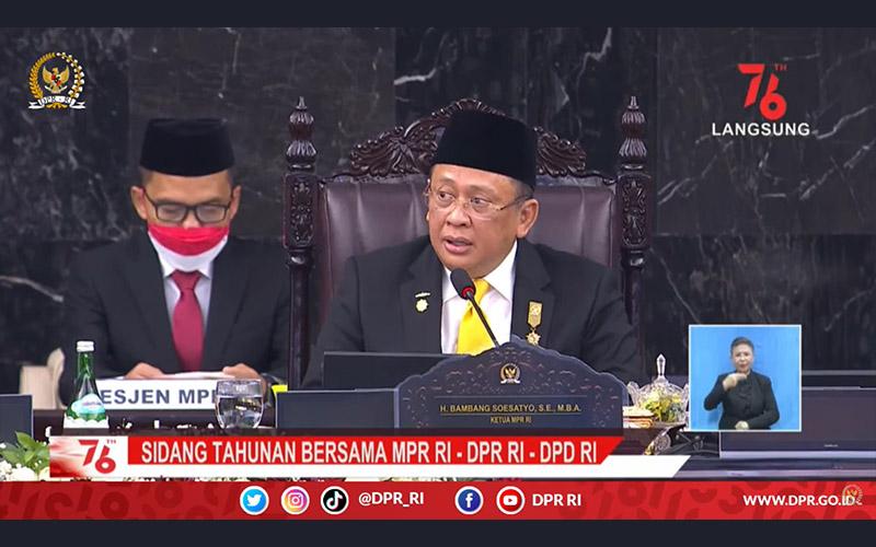 Singgung Soal Pandemi Covid-19, Berikut Pidato Ketua MPR 