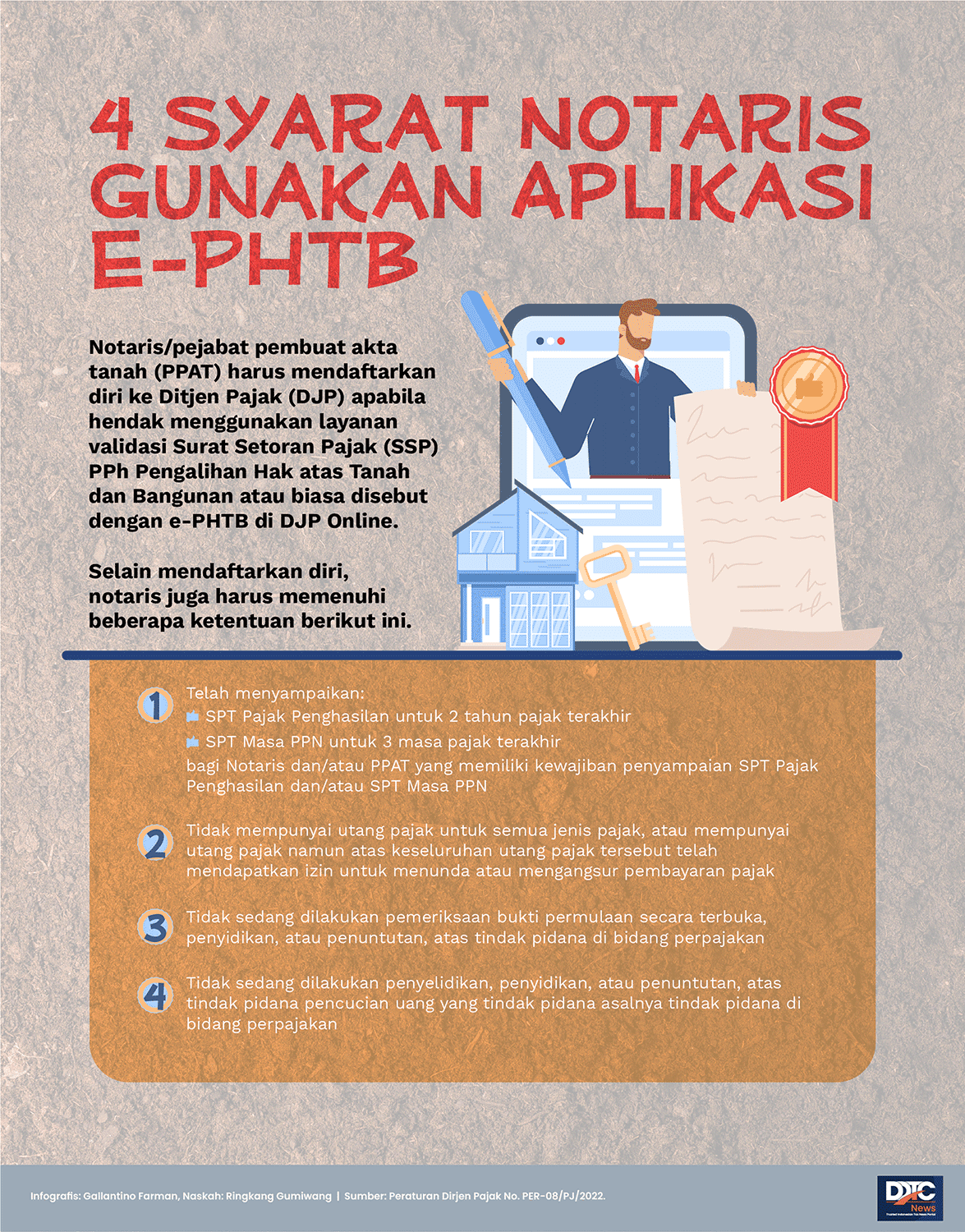 4 Syarat yang Harus Dipenuhi Notaris untuk Gunakan Aplikasi e-PHTB