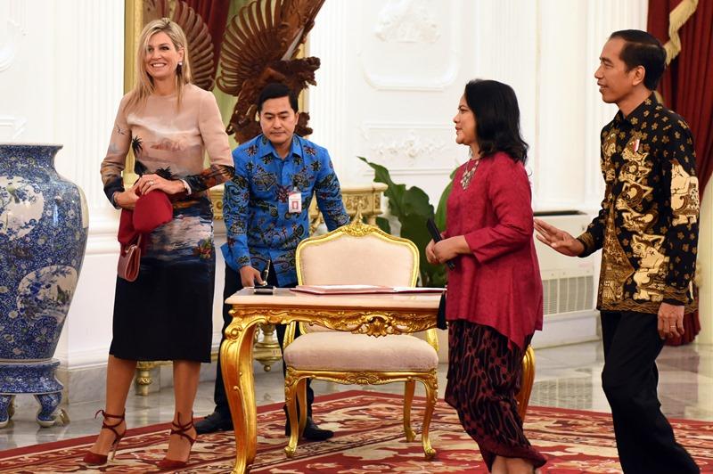 Bertemu dengan Ratu Belanda, Ini yang Dibicarakan Jokowi