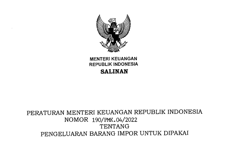 Ada PMK Baru, Aturan Pengeluaran Barang Impor untuk Dipakai Diubah