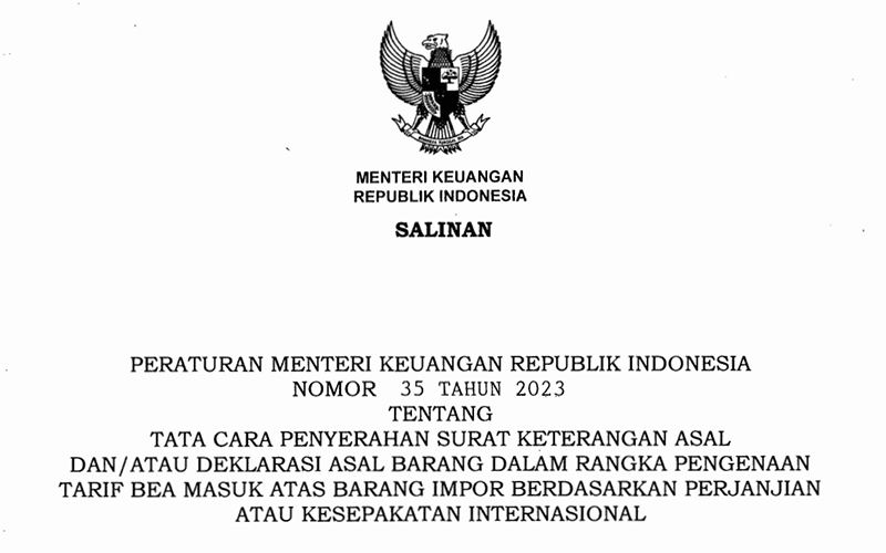 Aturan Baru! Cara Penyerahan SKA-DAB Sesuai Perjanjian Internasional