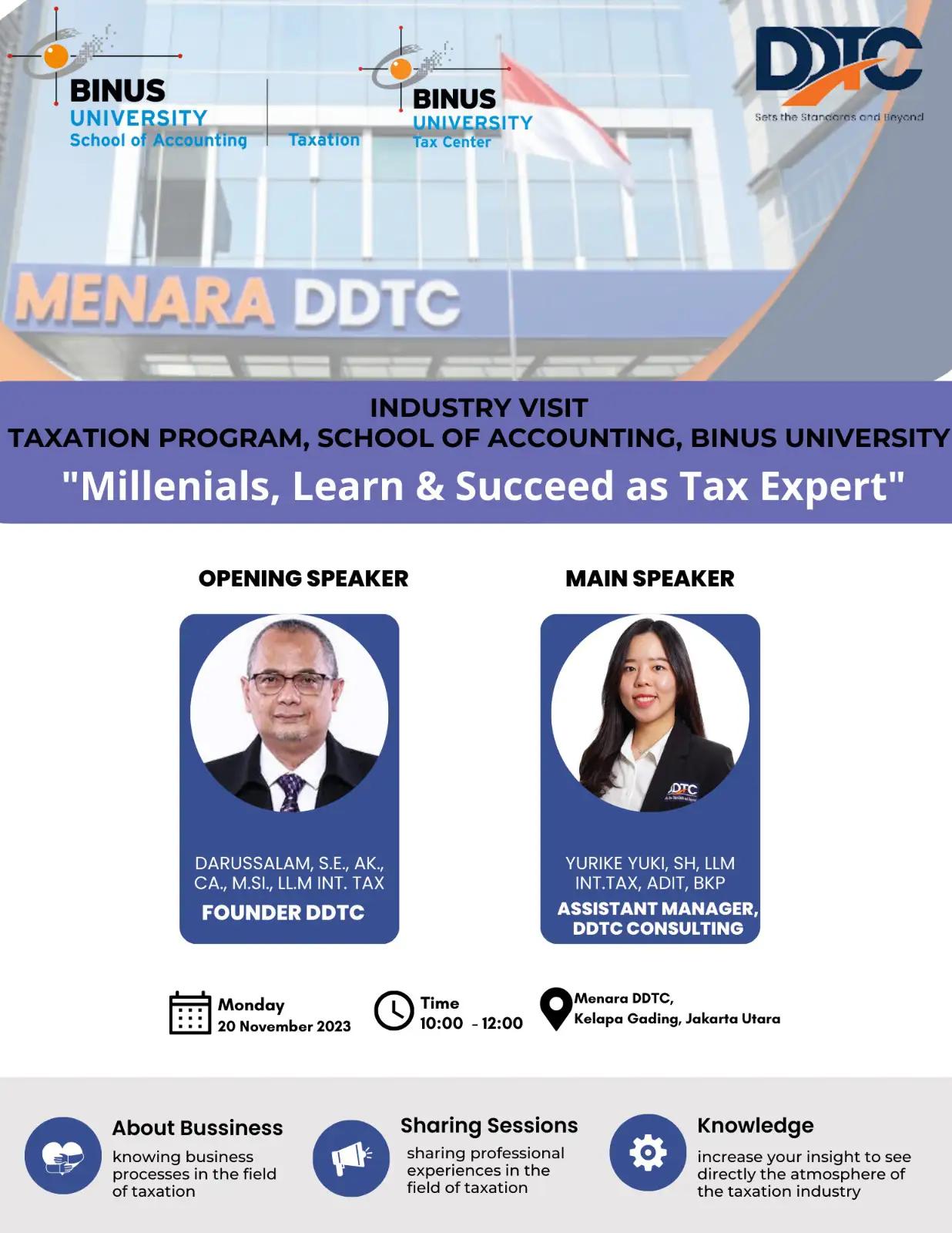 Belajar Langsung dari Tax Expert, Mahasiswa Adakan Visit ke DDTC