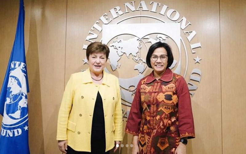 Bertemu Bos IMF, Sri Mulyani Bahas Langkah-Langkah Mitigasi Resesi