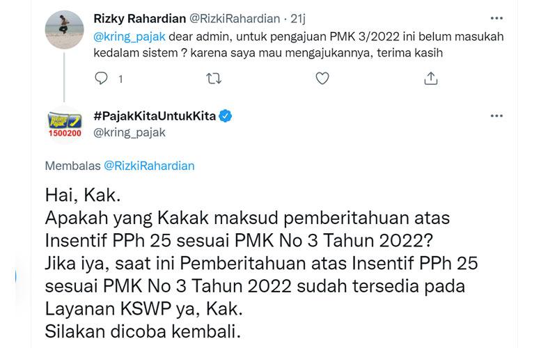 Catat! Aplikasi Pemberitahuan Insentif PPh Pasal 25 Sudah Tersedia