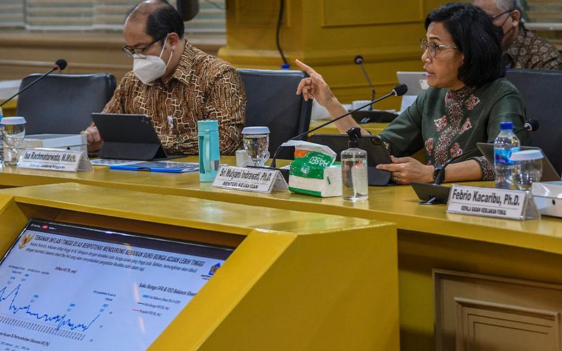 Curhat ke DPD, Sri Mulyani: Porsi APBD untuk Perlinsos Terlalu Kecil