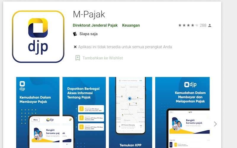 Data Dijamin Aman, WP Diimbau Manfaatkan Aplikasi M-Pajak