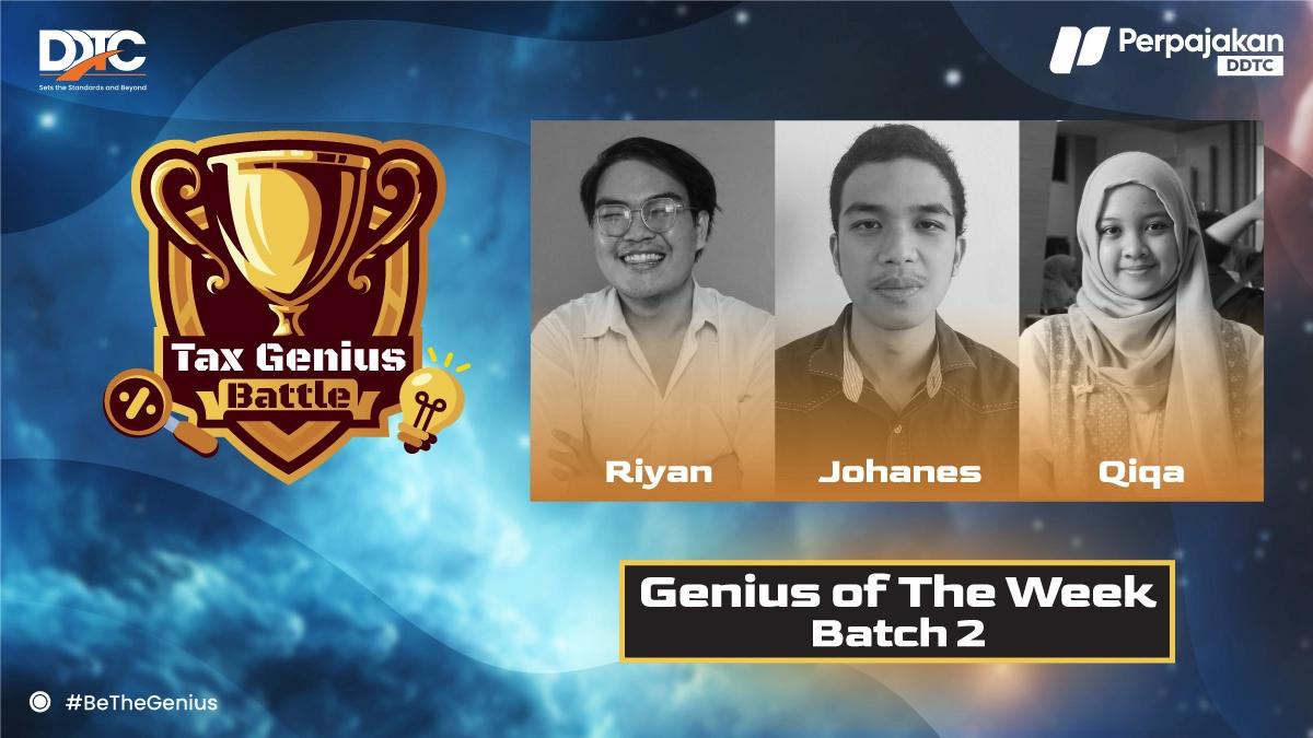 DDTC Umumkan 3 Pemenang Tax Genius Battle Batch 2