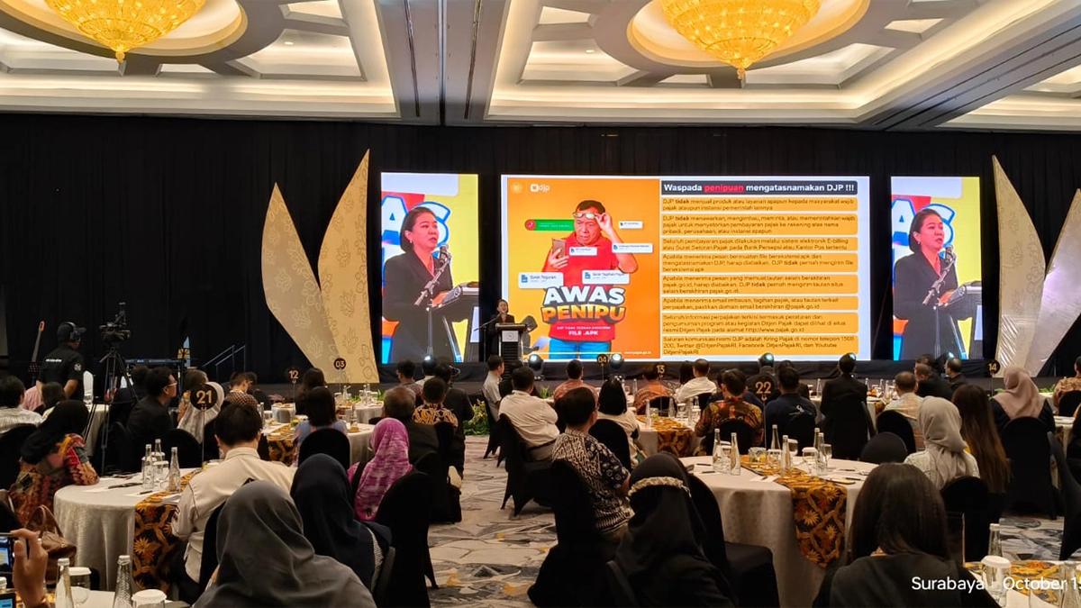 DJP Jatim II Gelar Tax Gathering, Hadirkan 100 Wajib Pajak Terbesar