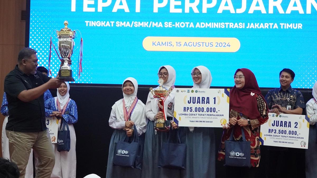 Dorong Literasi Pajak Siswa SMA, DJP Jaktim Gelar Lomba Cepat Tepat