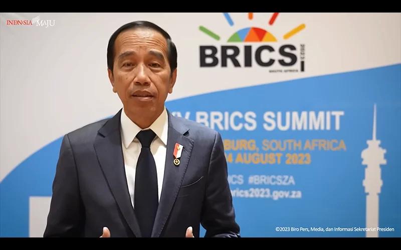 Indonesia Bakal Jadi Anggota BRICS? Jokowi: Kami Kaji Dahulu