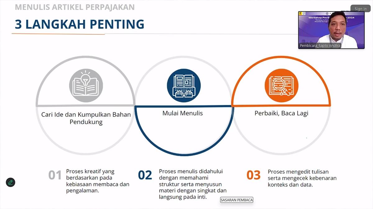 Ingin Jago Menulis Artikel Perpajakan? Ternyata Membaca Jadi Kuncinya