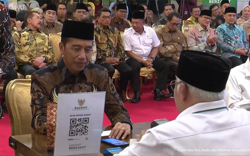 Jokowi Ingatkan umat Muslim Berzakat, Begini Harapannya