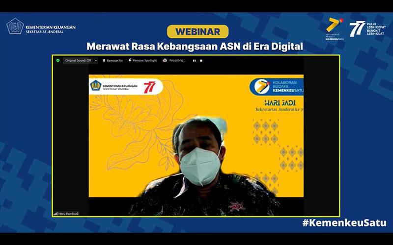 Masuk Era Digital, Sekjen Kemenkeu Ingatkan ASN Jangan Korupsi