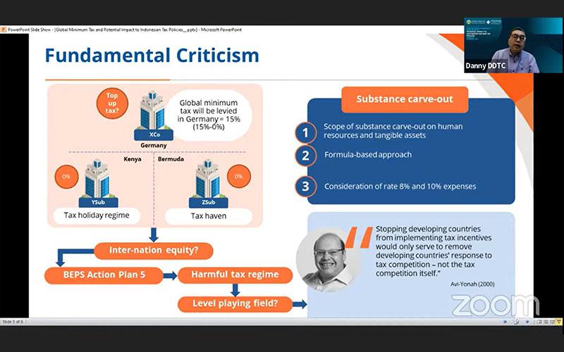Pajak Minimum Global Tak Selaras dengan Proyek BEPS, Simak Analisisnya