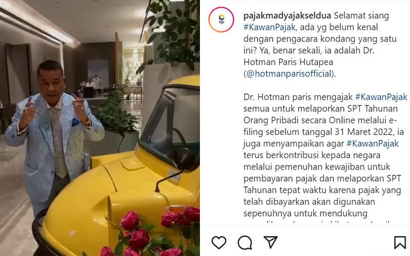 Pamer Lapor SPT, Hotman Paris: Pengacara Saja Bisa, Apalagi Pengusaha