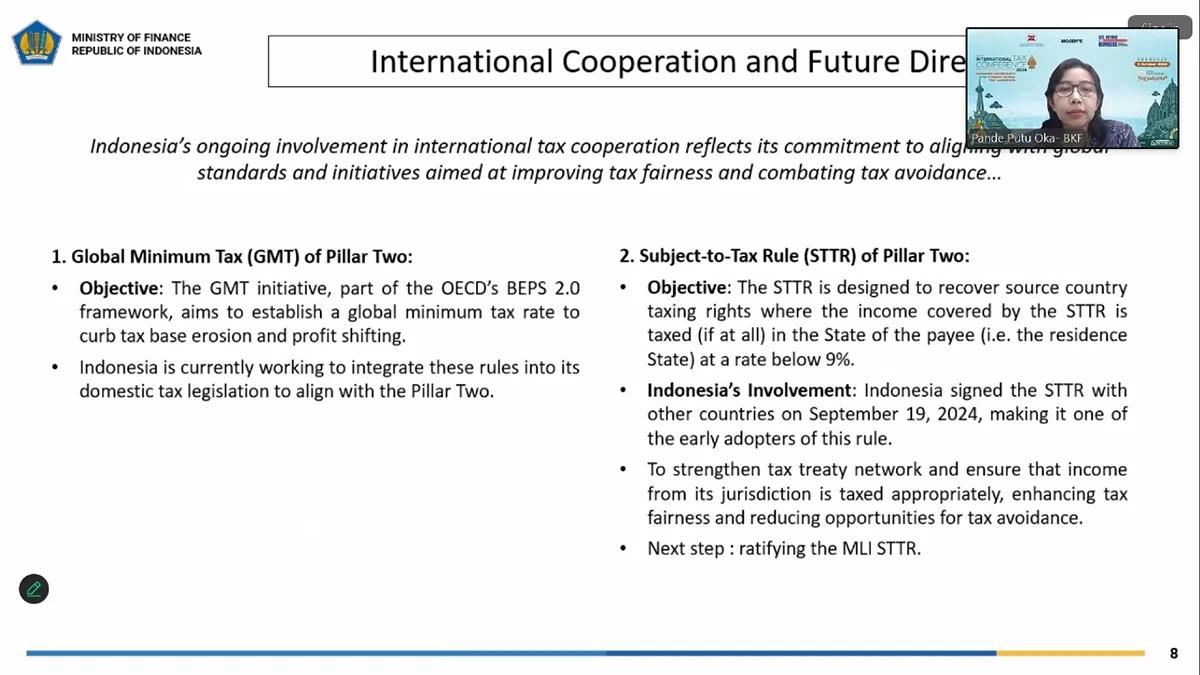 Pemerintah Ungkap 2 Agenda Penting soal Kerja Sama Pajak Internasional
