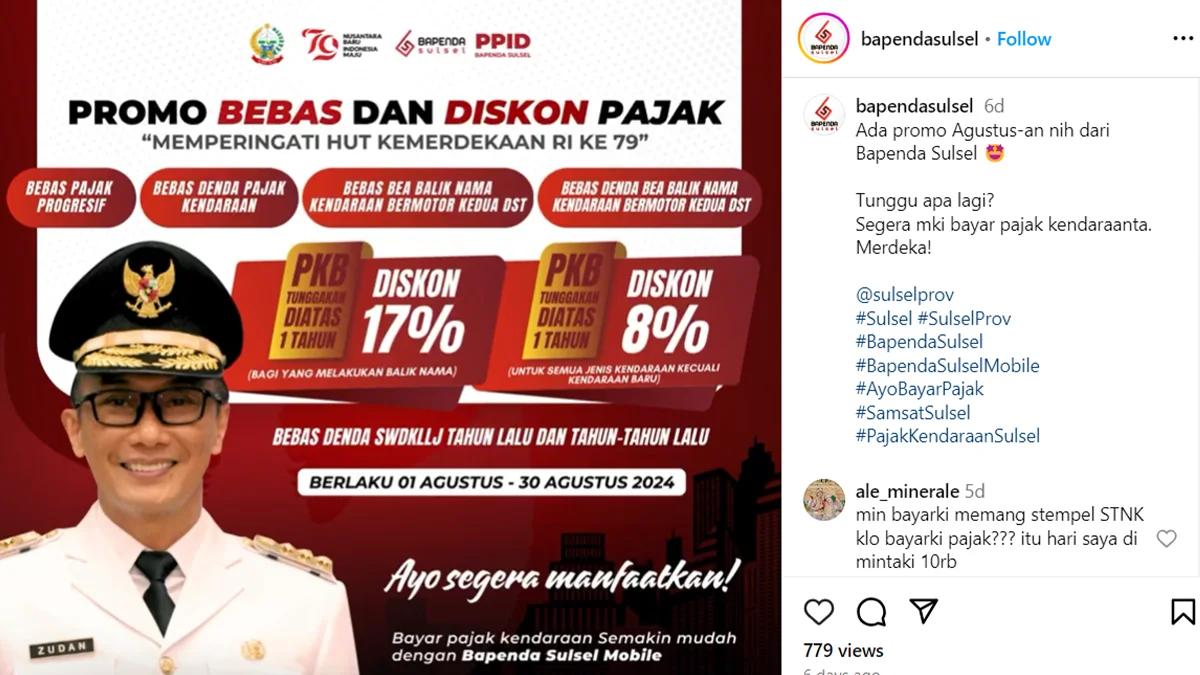 Pemprov Adakan Pemutihan dan Diskon Pajak Kendaraan, Hanya Bulan Ini