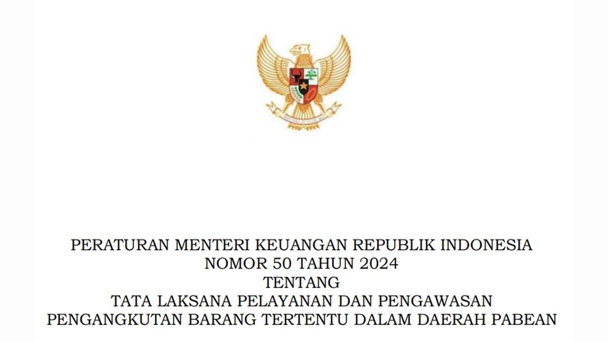 PMK Baru! Aturan Layanan dan Pengawasan Pengangkutan Barang Tertentu