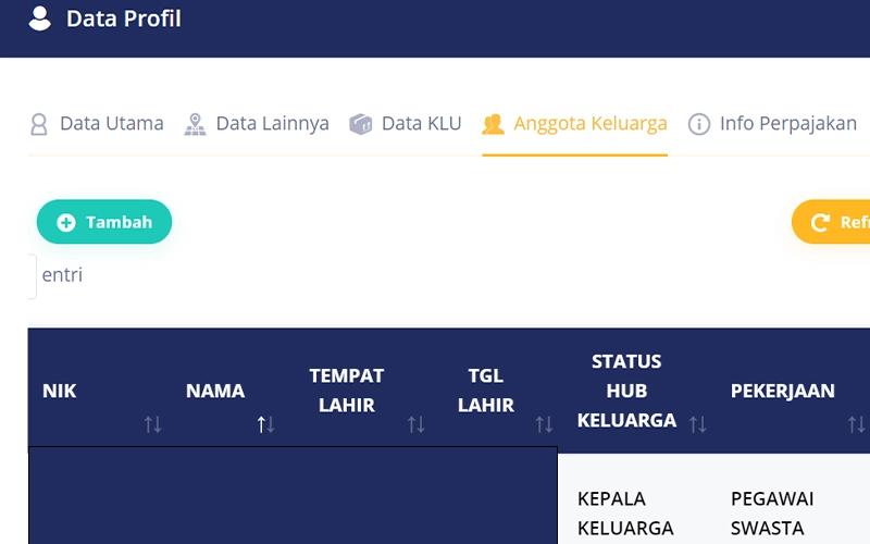 Profil DJP Online Berstatus Kepala Keluarga Padahal Bukan, Bagaimana?