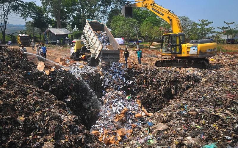 Ratusan Juta Rokok Ilegal Disita, Meningkat Ketimbang 3 Tahun Terakhir