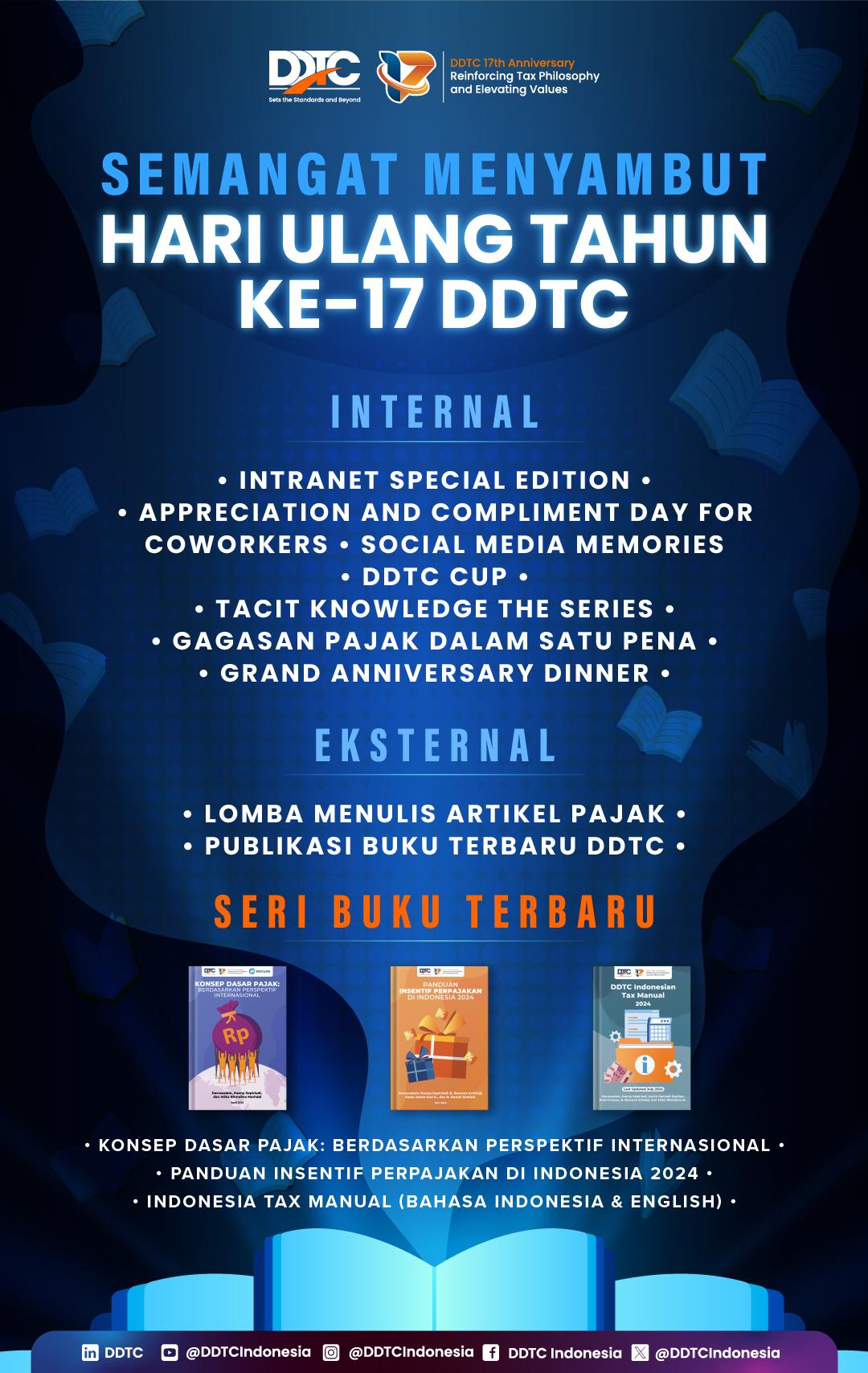 Semangat Menyambut HUT ke-17, DDTC Gelar Acara Internal dan Eksternal