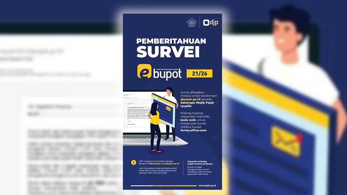 Terkait e-Bupot 21/26, DJP Kirim Email Blast ke Beberapa Wajib Pajak