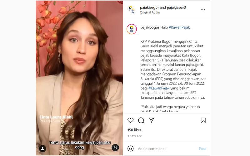 Tinggal Besok! Cinta Laura Ingatkan WP Segera Lapor SPT Tahunan