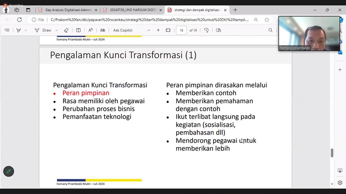 Transformasi Digital DJP, Pimpinan dan Pegawai Punya Peran Penting