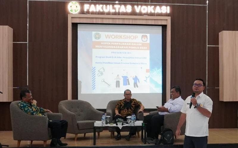 USU dan KPU Sumut Gelar Workshop Aspek Pajak dalam Pemilu