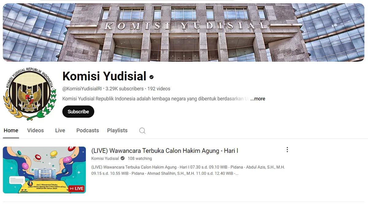 Wawancara Calon Hakim Agung, Termasuk TUN Khusus Pajak, Tonton di Sini