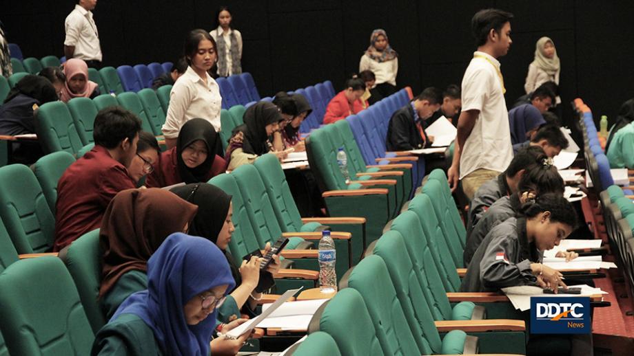 Suasana lomba Tax Competition Universitas Indonesia.