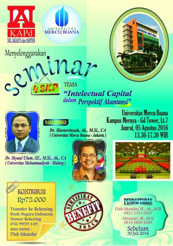 Intelectual Capital dalam Perspektif Akuntansi