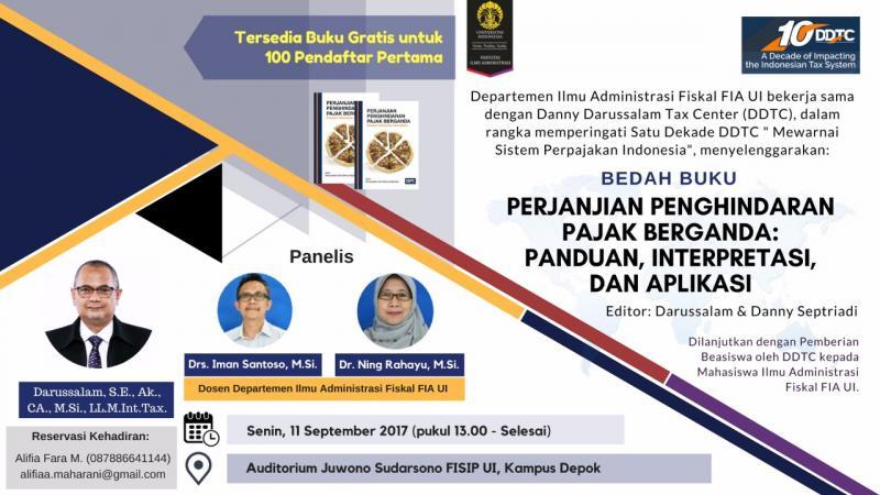 IFC Gelar Diskusi Publik dan Bedah Buku P3B