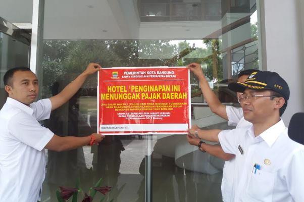  Tunggak Pajak, DPPD Segel Sejumlah Hotel di Bandung