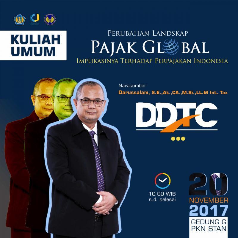 DDTC Bahas Isu Pajak Global di Kampus PKN STAN