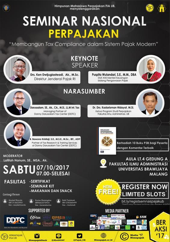 FIA UB Gelar Seminar Kepatuhan Pajak di Malang