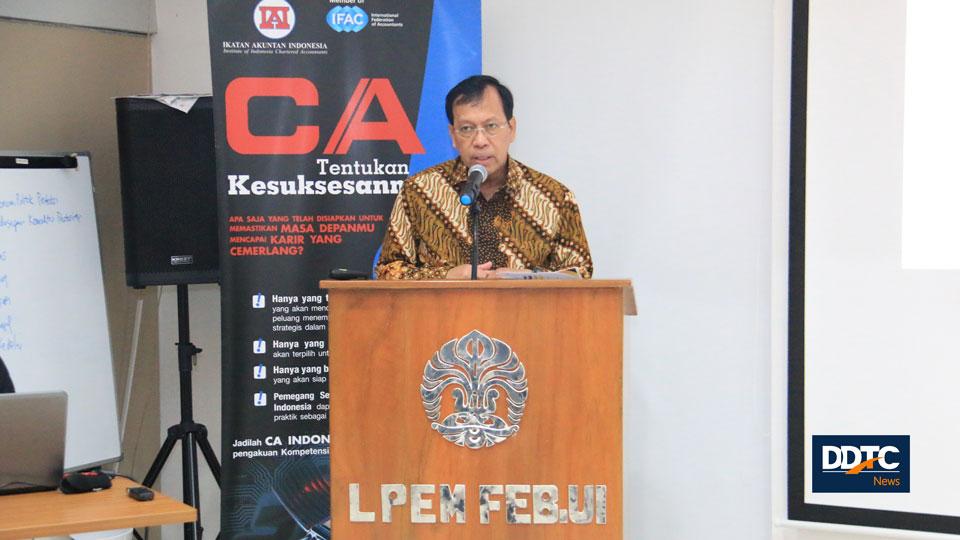 Dilanjutkan oleh Direktur Jendral Pajak Kementerian Keuangan, Robert Pakpahan sebagai Keynote Speaker