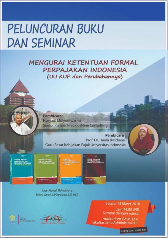 FIA UI Gelar Seminar UU KUP dan Peluncuran 4 Seri Buku Pajak